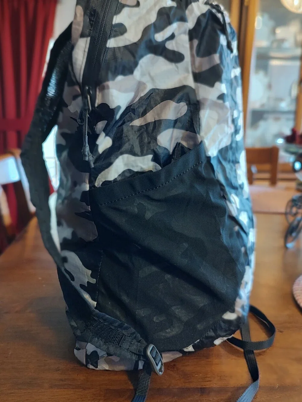 Camouflage Men's Backpack - Gray & Black